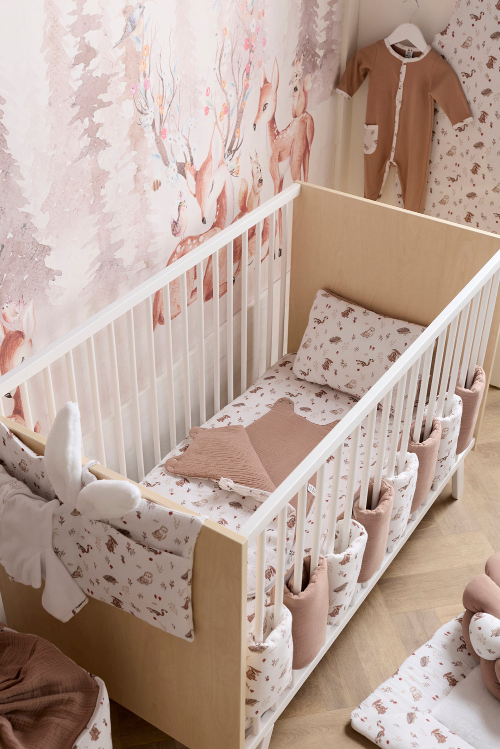 Pochette de rangement pour lit bébé – Cosy Forest