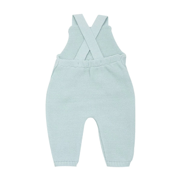 Salopette bébé en maille Vert sauge