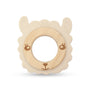 anneau de dentition lama – bois & silicone GMLB