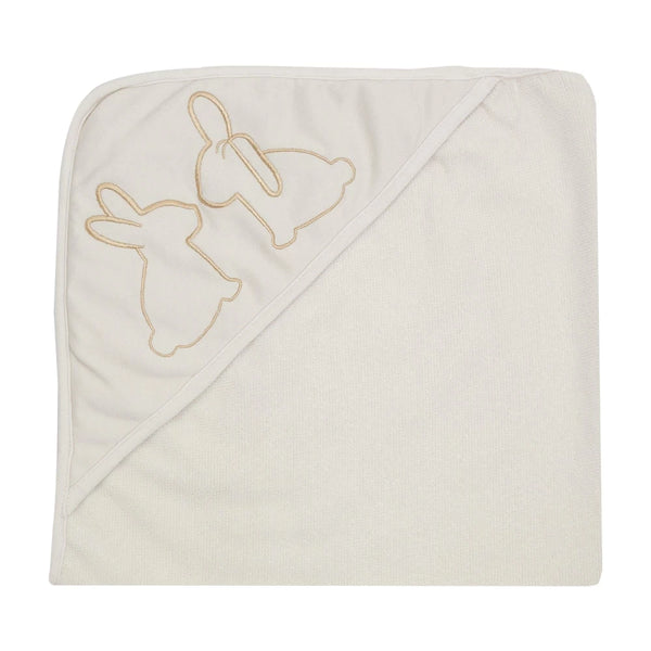 Sortie de bain bébé – Lot de 2 capes de bain avec capuche
