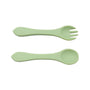 Couverts souples Silicone Olive Petit coeur salé