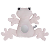 Miroir doudou d'éveil grenouille rose très clair