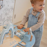 Table d’activités bébé en bois – Jouet d’éveil dès 2 ans - bleue LABEL LABEL