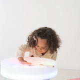 Table Sensorielle Lumineuse Lumi'Sense – 8 Couleurs LED – Crème ✨ BO JUNGLE