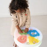 Table Sensorielle Lumineuse Lumi'Sense – 8 Couleurs LED – Crème ✨ BO JUNGLE