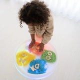 Table Sensorielle Lumineuse Lumi'Sense – 8 Couleurs LED – Crème ✨ BO JUNGLE