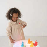 Table Sensorielle Lumineuse Lumi'Sense – 8 Couleurs LED – Crème ✨ BO JUNGLE