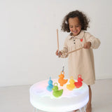 Table Sensorielle Lumineuse Lumi'Sense – 8 Couleurs LED – Crème ✨ BO JUNGLE