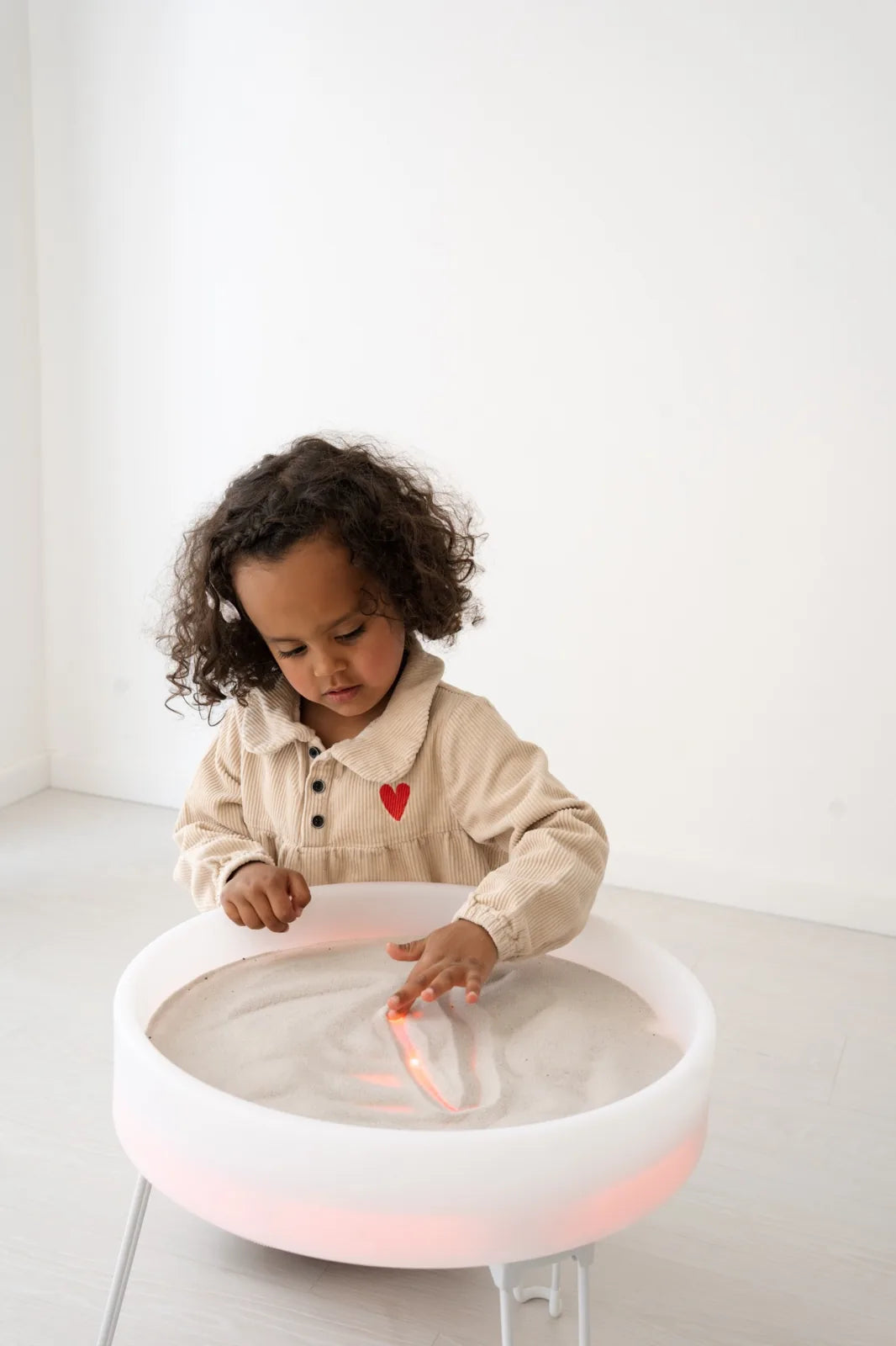Table Sensorielle Lumineuse Lumi'Sense – 8 Couleurs LED – Crème ✨ BO JUNGLE