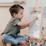 Set de 16 tampons encreurs enfant dès 3 ans. Animaux de la forêt, auto-encreurs et faciles à utiliser.