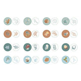 Set de 16 tampons encreurs enfant dès 3 ans. Animaux de la forêt, auto-encreurs et faciles à utiliser.