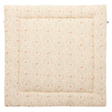 Tapis de jeu bébé réversible ouatiné fond de parc jardin enchanté