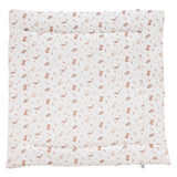 Tapis de jeu bébé tons beige et mocha style mixte