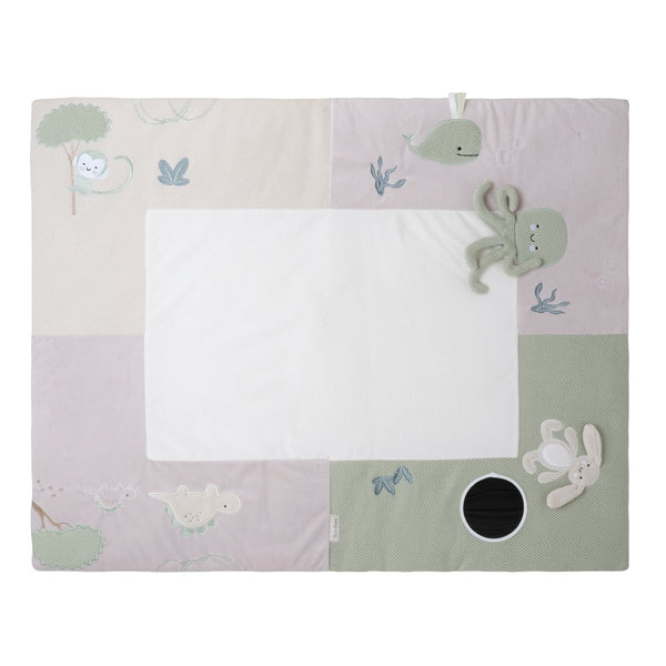 Tapis de parc Animals vert et beige – 75x95 cm BABY'S ONLY