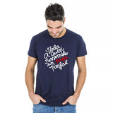 T-shirt bleu marine « Voilà à quoi ressemble un papa parfait » en coton biologique. Impression en France, doux et confortable. Idée cadeau papa originale