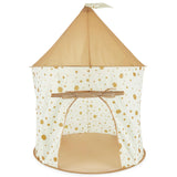 Tente de jeu bébé Pop-Up Dots – Beige caramel BIECO ente de jeu bébé couleurs beige caramel