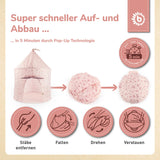 Tente de jeu bébé – Dreamy flowers BIECO