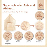 Tente de jeu bébé – Vintage flowers BIECO