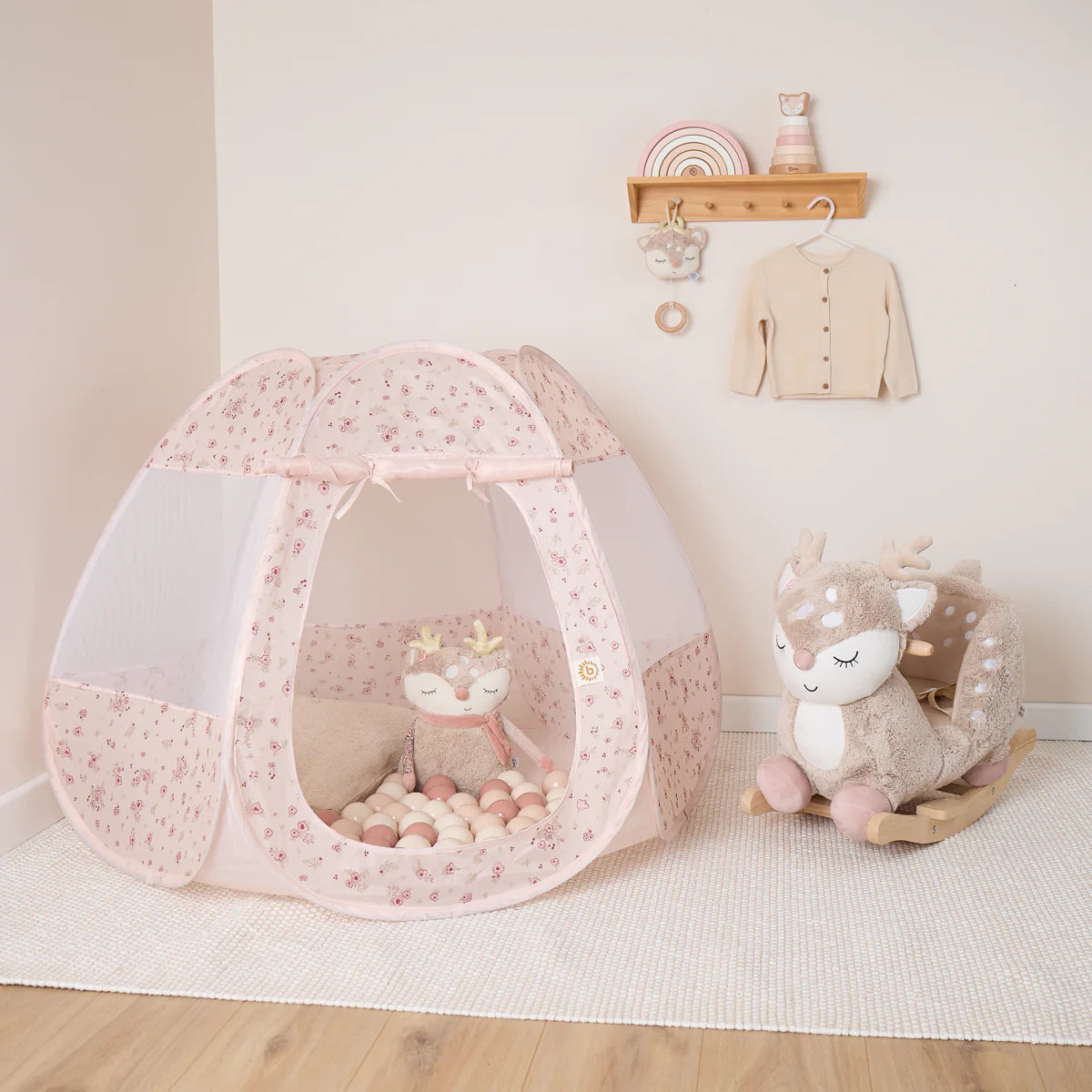 Tente de jeu à balles enfant Dreamy Flowers BIECO