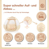 Tente de jeu à balles enfant Vintage Flowers BIECO