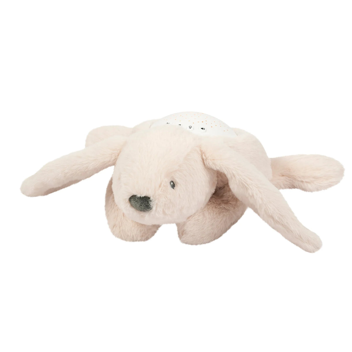 Veilleuse peluche bébé avec projection d’étoiles et sons apaisants. Lumière douce, timer 20 min, parfait pour endormir bébé en toute sécurité.