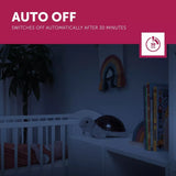 Créez un environnement rassurant pour bébé avec Tim la Tortue. Veilleuse LED avec projection coucher de soleil, oiseaux en mouvement et mélodies relaxantes pour des nuits paisibles.