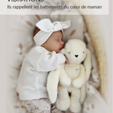 MyHummy Lapin écru rose 5en1 veilleuse MUHYMMY