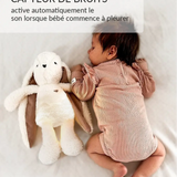 MyHummy Lapin écru rose 5en1 veilleuse MUHYMMY