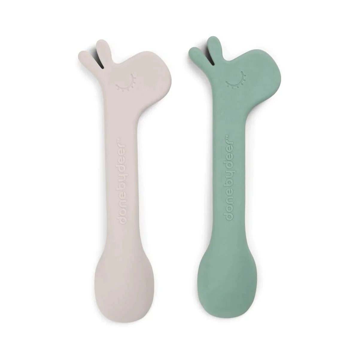 Couverts Bébé Cuill'Merveilles Vert & Beige