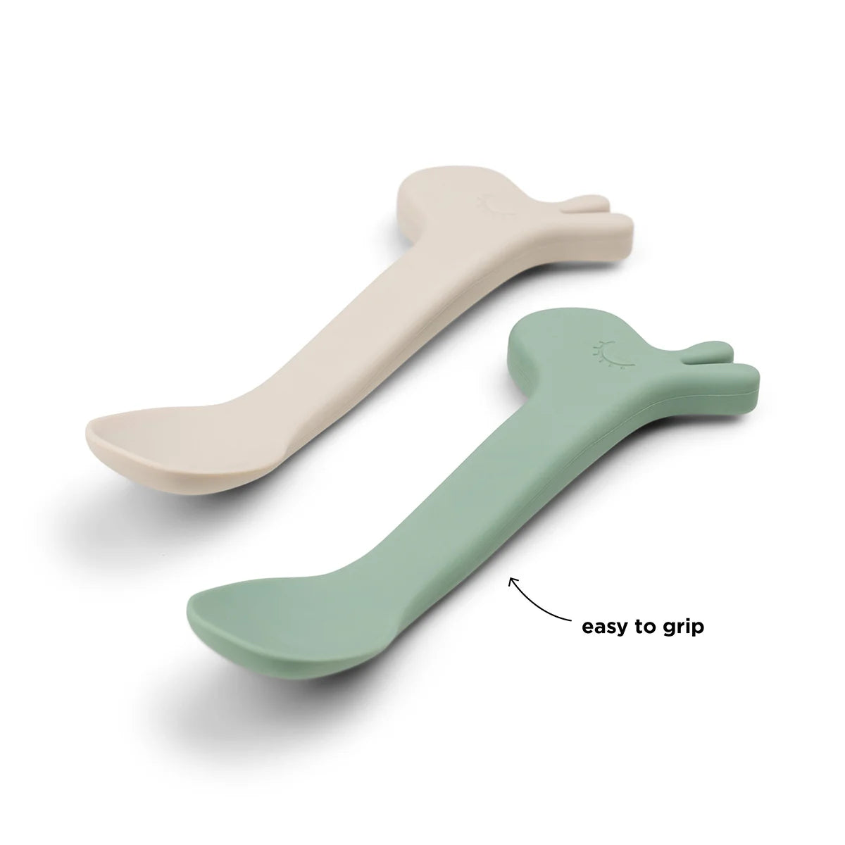 Couverts Bébé Cuill'Merveilles Vert & Beige