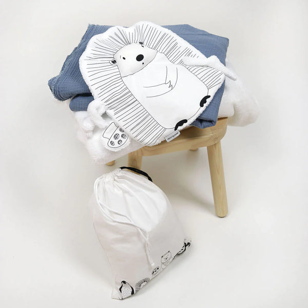 Doudou plat Hérisson Petit Bloom Avent Bébé