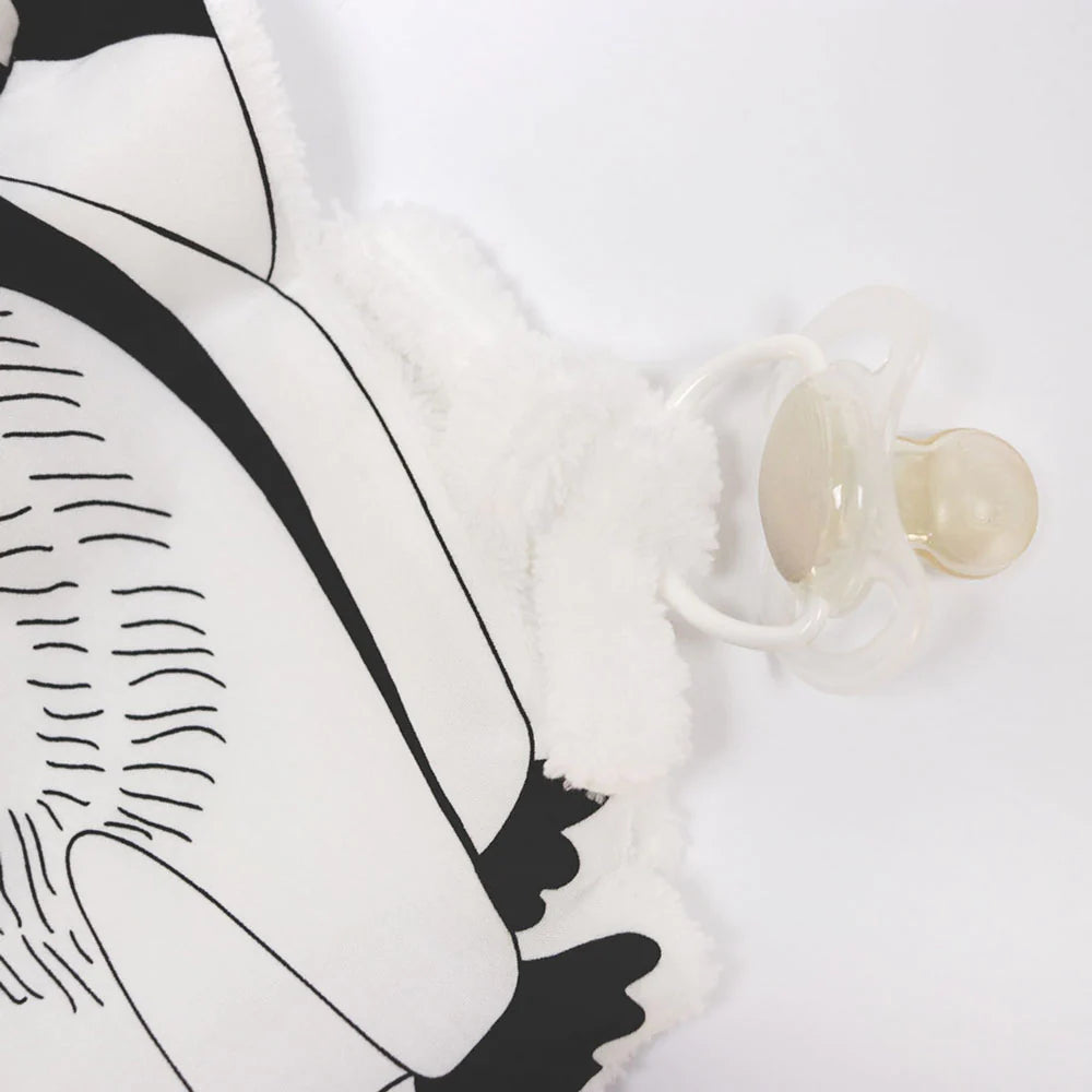 Doudou plat Raton Laveur Petit Bloom : Compagnon de bébé Avent Bébé